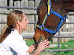 Woman with horse