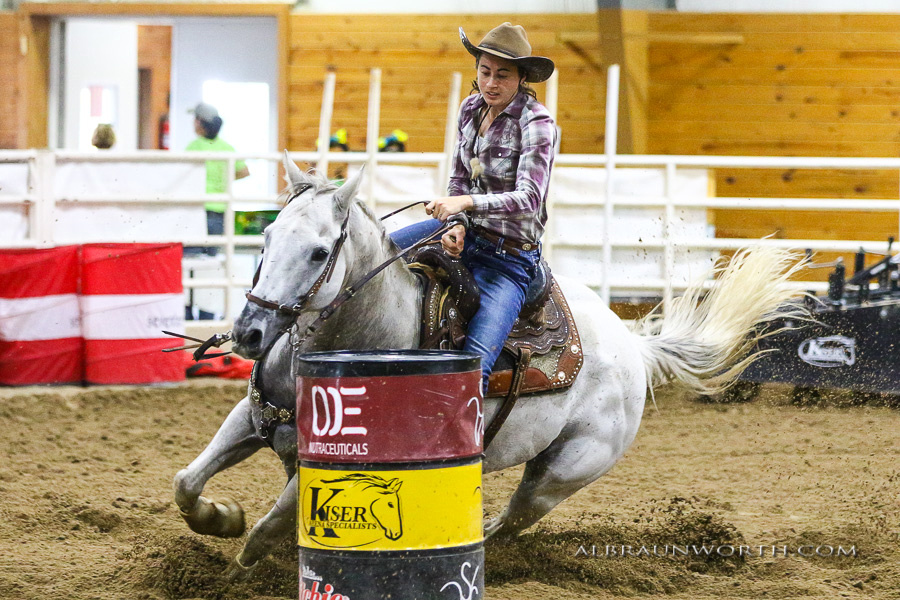 Horse rider on white horse